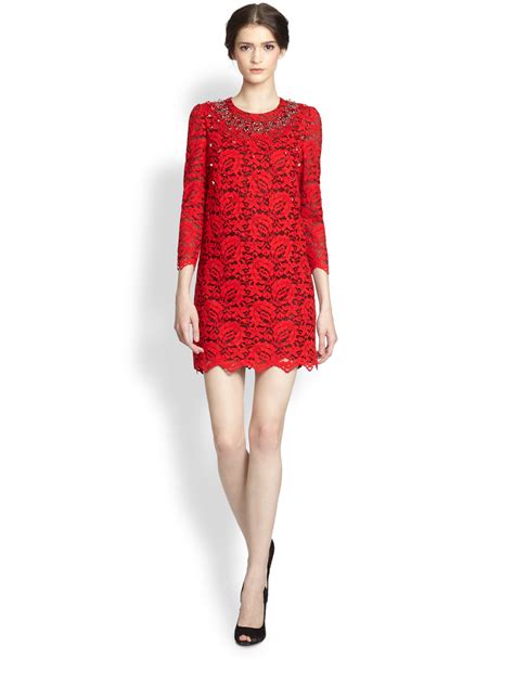 dolce and gabbana red lace dress copy|dolce and gabbana ruched dresses.